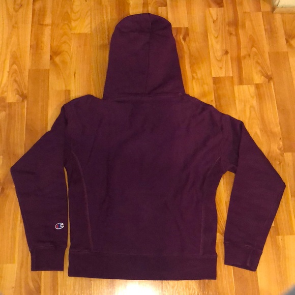 CHAMPION | Women’s Purple Reverse Weave Hoodie - Picture 3 of 6